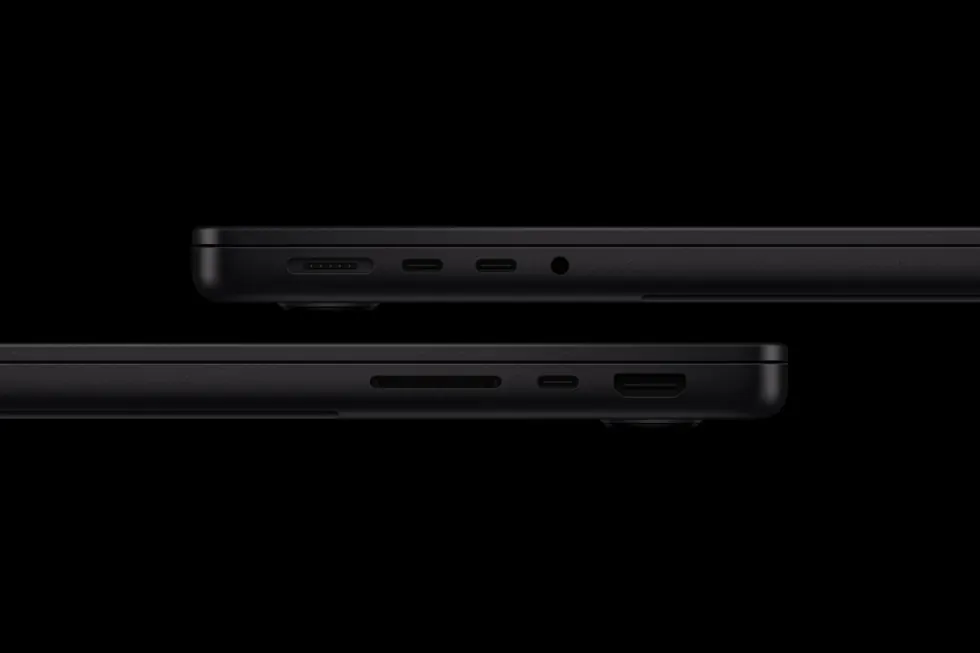 M6 MacBook Pro 機身兩側的連接埠